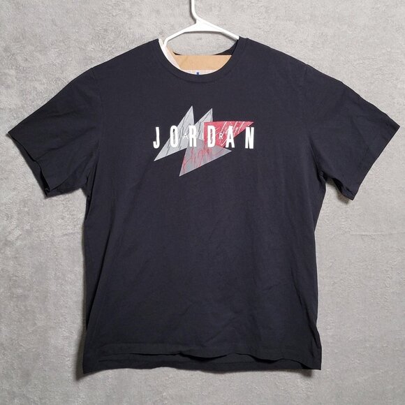 Jordan Other - Jordan Shirt Mens 2XL Black Flight Graphic Jumpman T-Shirt Tee Nike 363277-00A